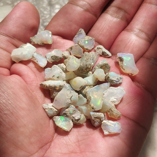 Trendy Natural Ethiopian Opal Rough