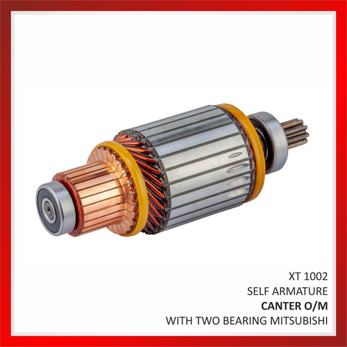 Starter Motor Armature, 2 Bearing Type, 24v: Mitsubishi Canter
