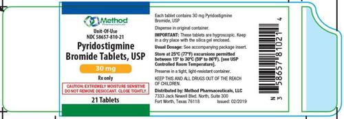 Pyridostigmine Bromide Tablets