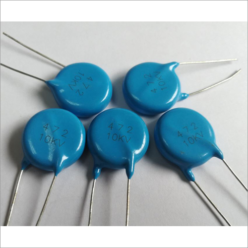 High Voltage Ceramic Disc Capacitor With Silve Contact