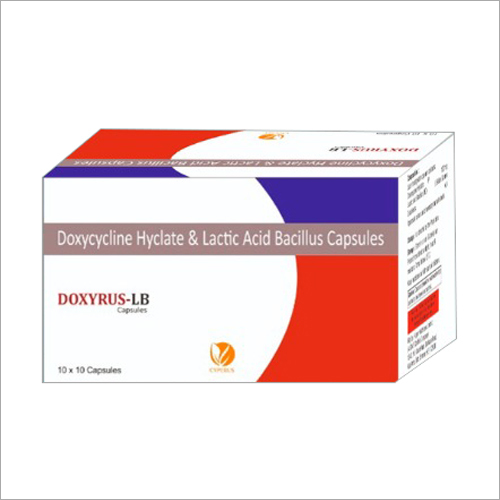 Doxycycline Hyclate And Lactic Acid Bacillus Capsules General Medicines
