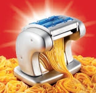 Metal Imperia Electric Pasta Machine Commercial With 3 Functions Sfolgia Tagliatelle  Fettuccine