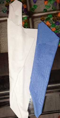 Lint Free Cloth - Cotton Blend, Variable Size, White/Blue | High Absorbency, Antistatic, Sterile/Non-Sterile, Cleanroom Use