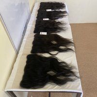 Hd Lace Frontal Natural Color Single Drawn Black Women Soft & Silky Virgin Indian Hair