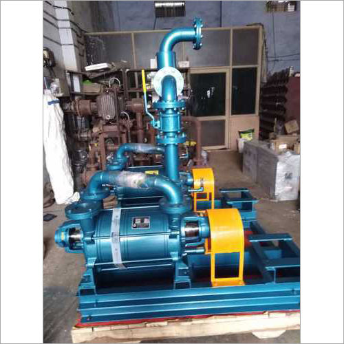 Double Stage Water Ring Vacuum Pump - Color: Blue