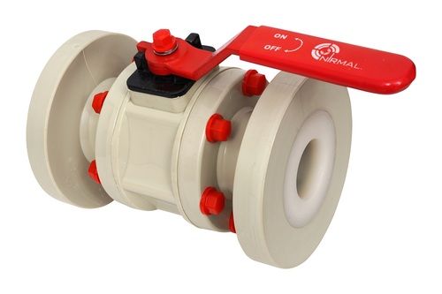 PPH Body With PVDF Lined Ball Valve