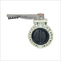 PP Butterfly Valve Lever Operated