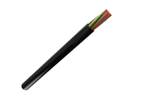 Rubber 3 & 4 Core Double Sheathed Round Submersible Drop Cables
