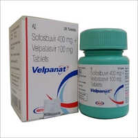 Sofosbuvir 400 Mg Velpatasvir 100mg Tablets