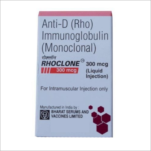 ANTI RH D IMMUNOGLOBULIN 300 Mcg Injection