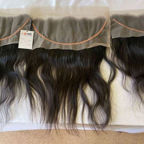 Hd Thin Lace Closure 4x4 Lace Frontal 13x4 Natural Virgin Indian Human Hair With Bundle