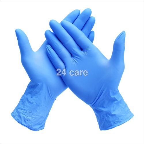 Blue Nitrile Examination Gloves