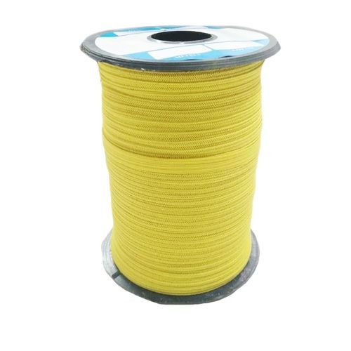 White 6 Mm Flat Braided Shoe Elastic Ss 5223 Blazzing Yellow Pantone 12-0752 Tpg Butter Cup