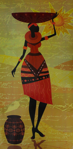 Madubani Style Poster Painting