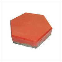 Red Hexagonal Paver Blocks
