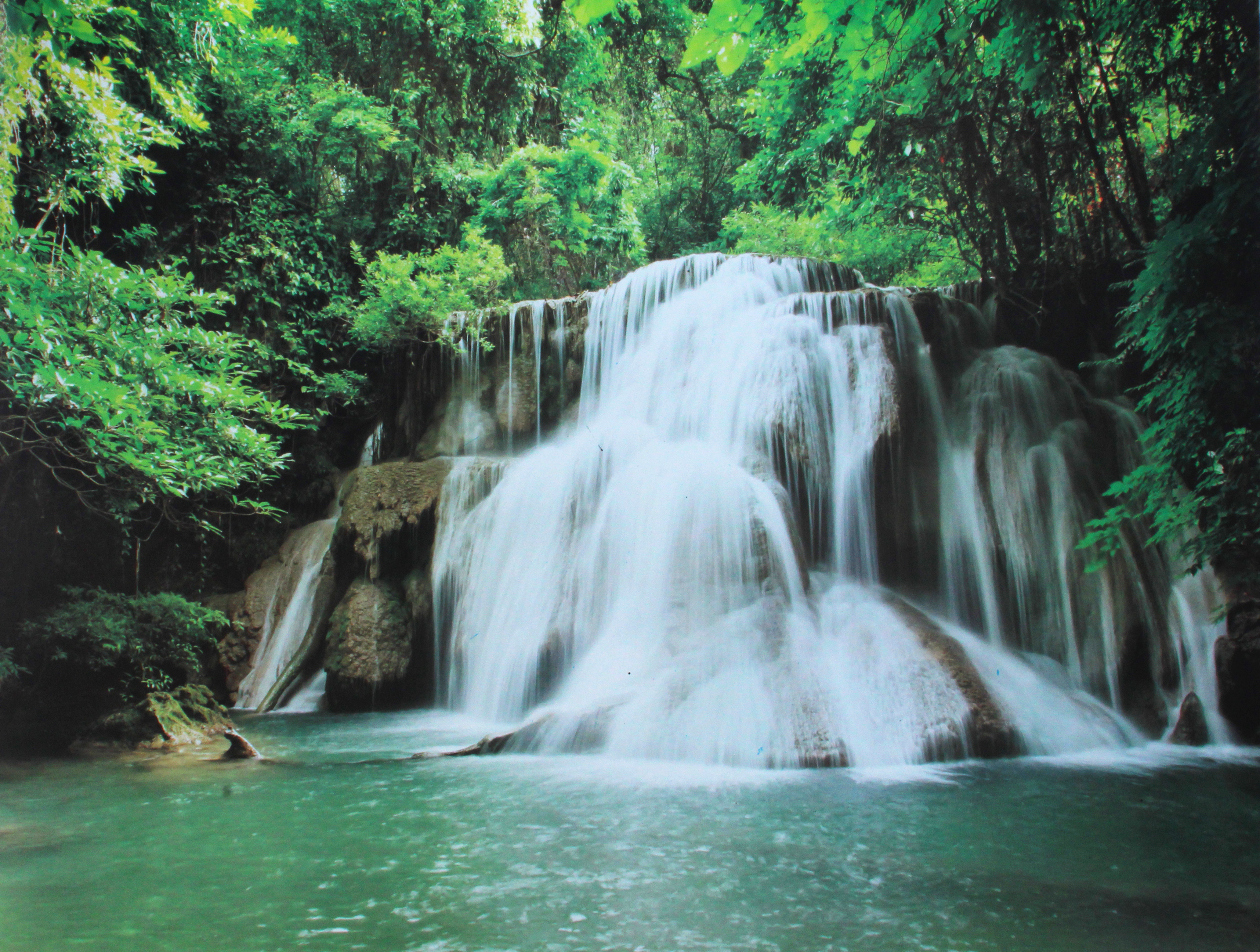 Water Fall Poster Painting