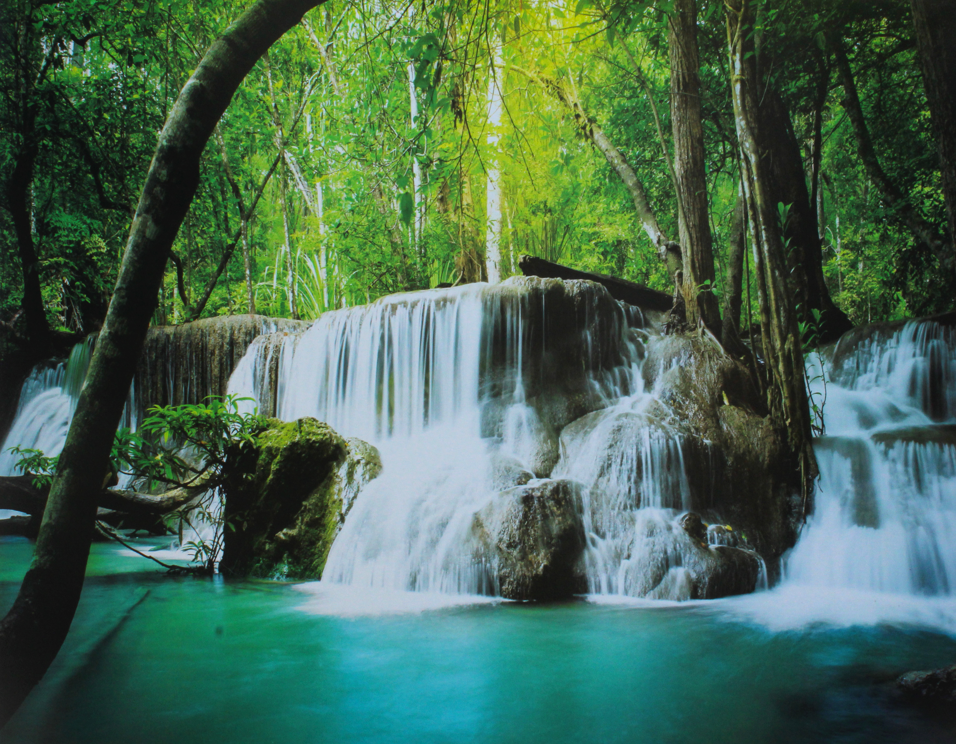 Water Fall Poster Painting