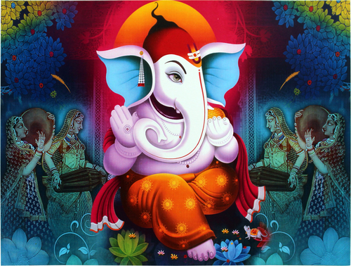 Religious Poster Painting