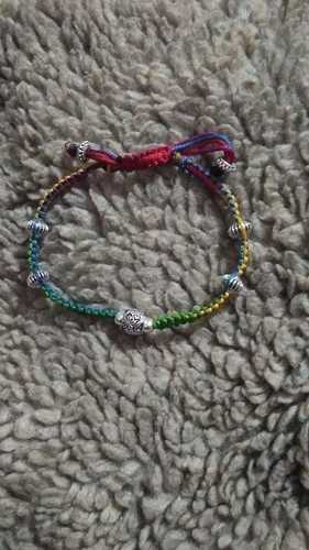 Multi Colour Thread Anklets 