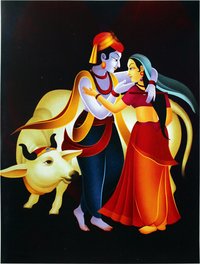 Lord Krishna Painting