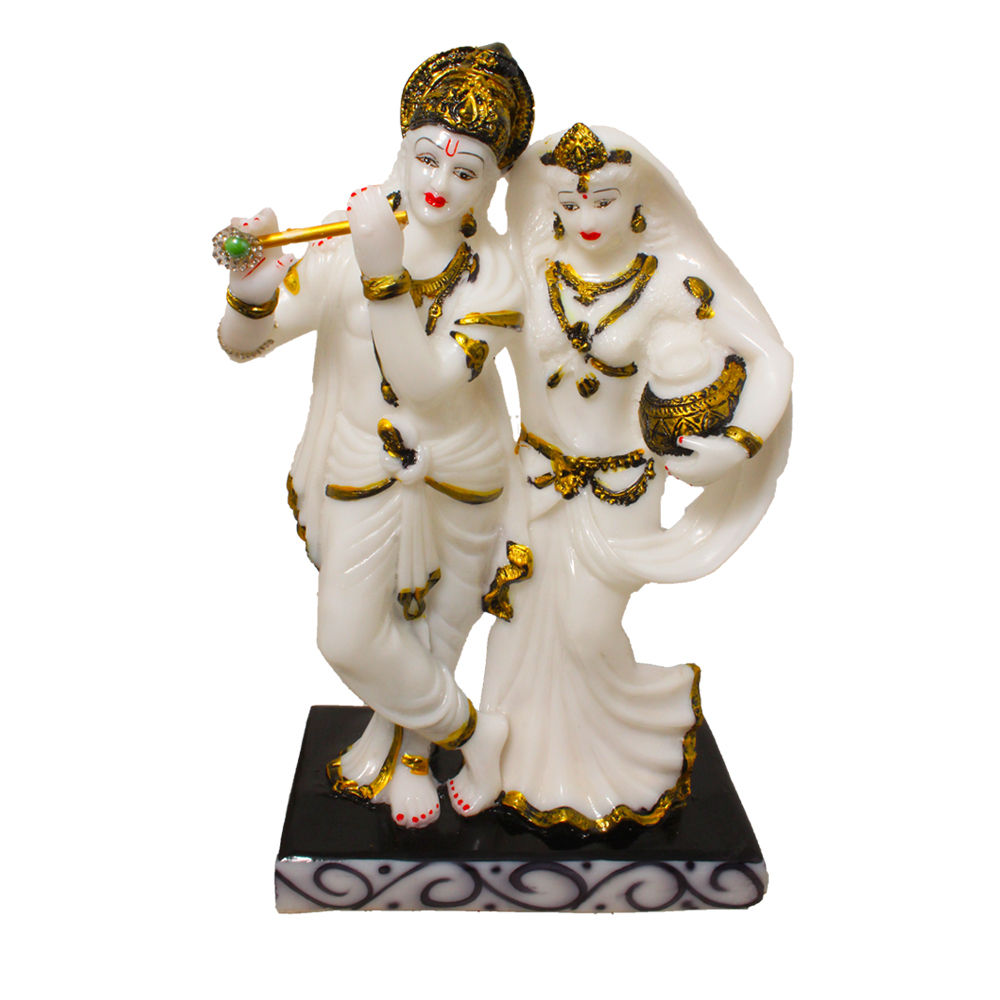 Marble Look Polyresin Krishna Statue