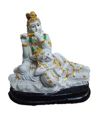 Marble Look Polyresin Krishna Statue