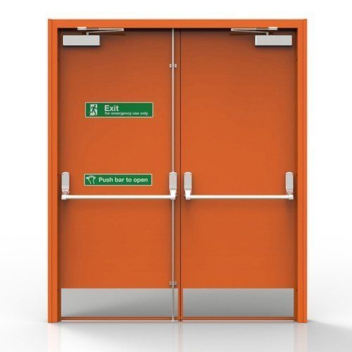 Customize Color Strong Steel Material Fireproof Rated Fire Resistance Time Door