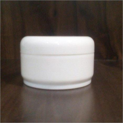 White Cream Jar With Cap