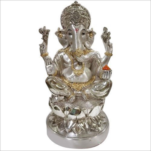 Pure Silver Ganesh Statue