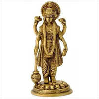 Brass Vishnu Statue
