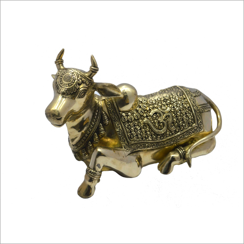 Brass Nandi Statue