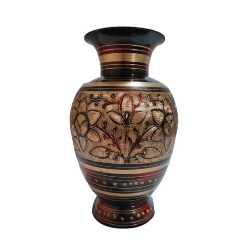 Bidri Brass Flower Vase