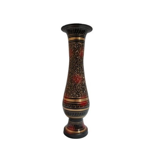 Long Neck Brass Flower Vase
