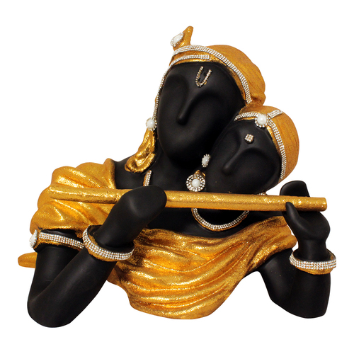 Non Toxic Attractive Polyresin Krishna Statue