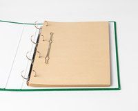 Mahavir Premium - A4 Size - 1 Inch - 4d (4 Hole) Ring Binder Files (Green)