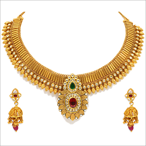 Designer Gold Necklace Set