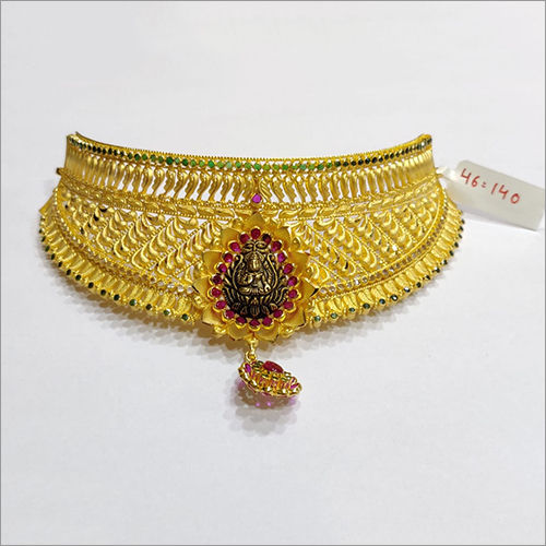 Ladies Gold Bridal Choker