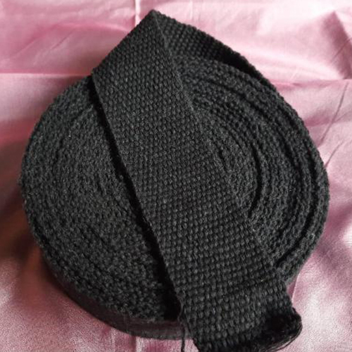Black Cotton Webbing Tape