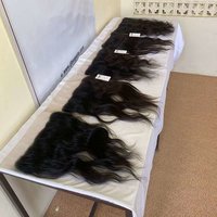 13x4 13x6 Hd Thin Lace Frontal Indian Virgin Remy  Human Hair With Closure
