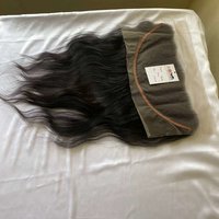 Top Quality 100% Virgin Brazilian/indian Wave Cuticle Aligned Lace Frontal Hair Extensions