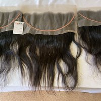 Temple Cut Raw Indian Human Virgin Cuticle Aligned Lace Closure Frontal Hair