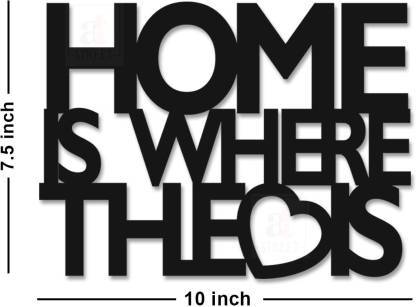Home Quote Wall Hanging