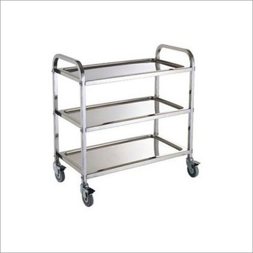 SS Service Trolley By Ecokleen Equipments