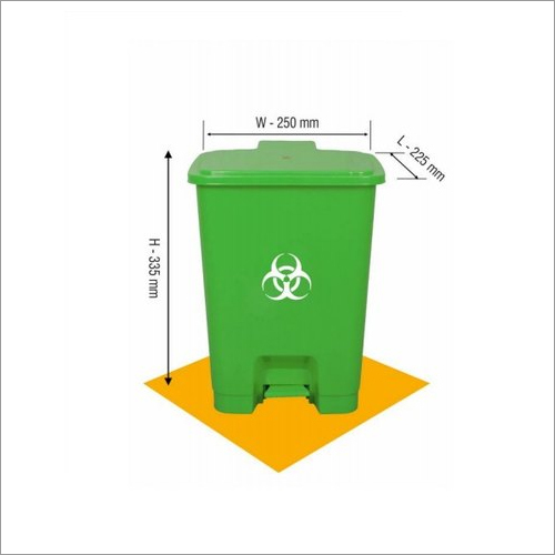 10 Ltr Bio Medical Waste Bin By Ecokleen Equipments