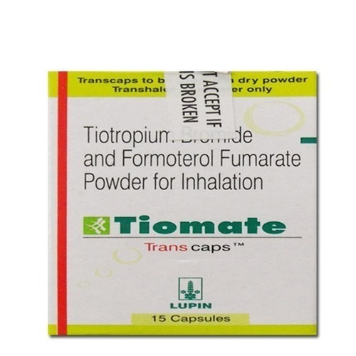 Tiomate Transcap, (Formoterol (12mcg) + Tiotropium (18mcg)