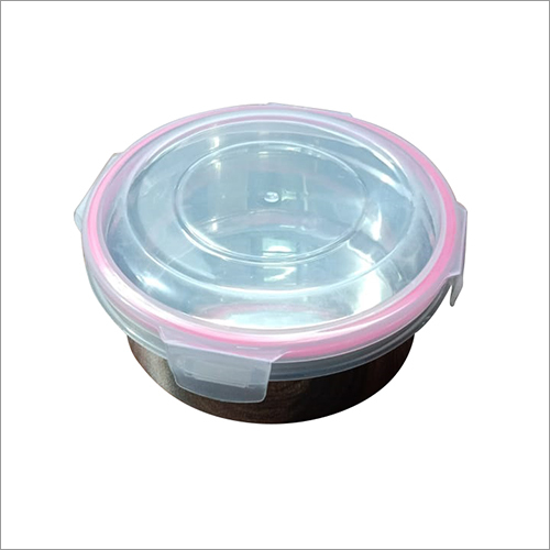 650ml Lock N Fit Steel Container By GANESH METALS