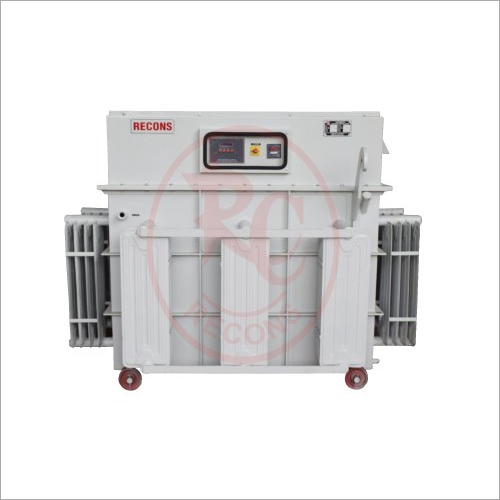 400 V 200 Kva Automatic Three Phase Variac Type Servo Stabilizer Oil Cooled