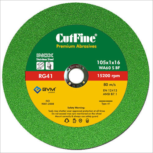 High Efficiency Cutfine 4 Green Cutting Wheel