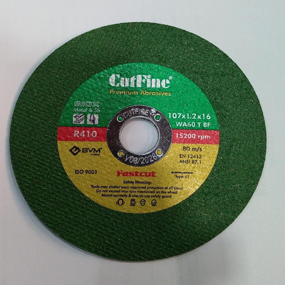 Cutfine 4 Green Cutting Wheel - Abrasive Disc | High Efficiency, Lightweight Design, Compact & Portable For Workshop/garage Use