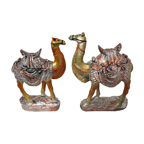 Multi Color Polyresin Camel Statue